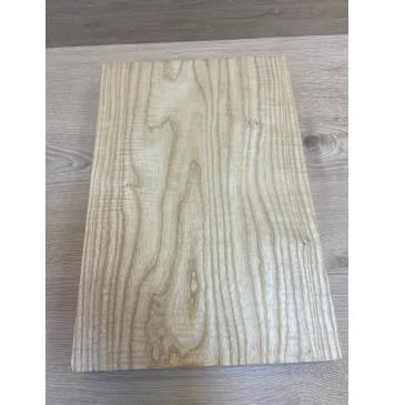 Ясень Белый Волнистый заготовка корпуса для Тревел гитары Тангент А Волна А 46х260х390 мм (Массив)-3