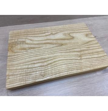 Ясень Белый Волнистый заготовка корпуса для Тревел гитары Тангент А Волна А 46х260х390 мм (Массив)-7