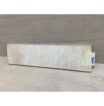 Клён Белый Явор, Волнистый заготовка накладки на головку грифа Смешанный ААА Волна ААА 10х(95-102)х380 мм-6