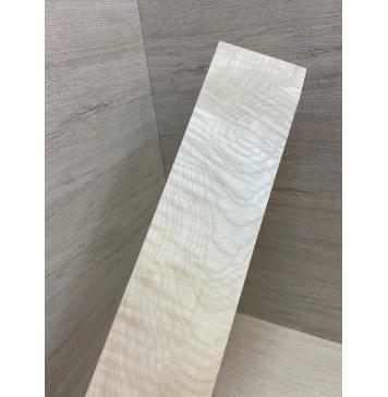 Клён Белый Явор, Волнистый заготовка накладки на головку грифа Смешанный ААА Волна ААА 10х(95-102)х380 мм-4