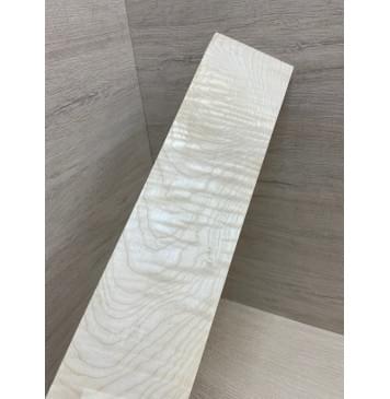 Клён Белый Явор, Волнистый заготовка накладки на головку грифа Смешанный ААА Волна ААА 10х(95-102)х380 мм-3