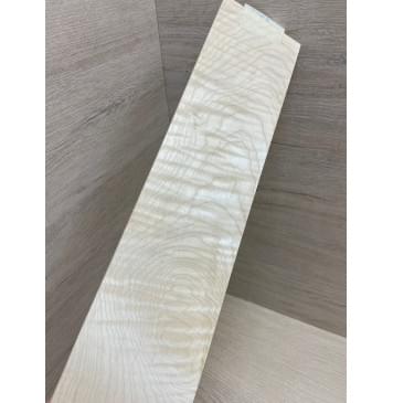 Клён Белый Явор, Волнистый заготовка накладки на головку грифа Смешанный ААА Волна ААА 10х(95-102)х380 мм-2