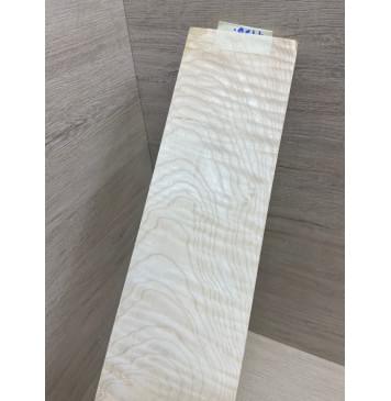 Клён Белый Явор, Волнистый заготовка накладки на головку грифа Смешанный ААА Волна ААА 10х(95-102)х380 мм-1