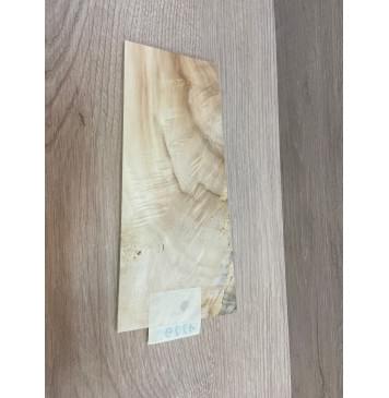 Клён Американский Волнистый заготовка накладки на головку грифа Смешанный ААА Волна АА 6,5х86-110х220 мм-3