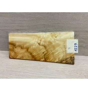Клён Американский Волнистый заготовка накладки на головку грифа Смешанный ААА Волна АА 6,5х86-110х220 мм-0