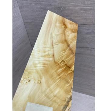 Клён Американский Волнистый заготовка накладки на головку грифа Смешанный ААА Волна АА 6,5х86-110х220 мм-5