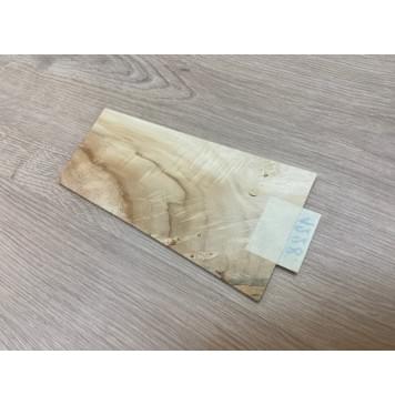Клён Американский Волнистый заготовка накладки на головку грифа Смешанный ААА Волна АА 6,5х87-107х190 мм-3