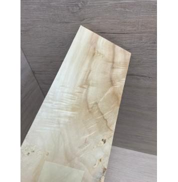 Клён Американский Волнистый заготовка накладки на головку грифа Смешанный ААА Волна АА 6,5х87-107х190 мм-2