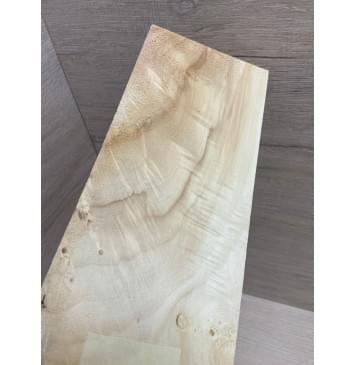Клён Американский Волнистый заготовка накладки на головку грифа Смешанный ААА Волна АА 6,5х87-107х190 мм-1