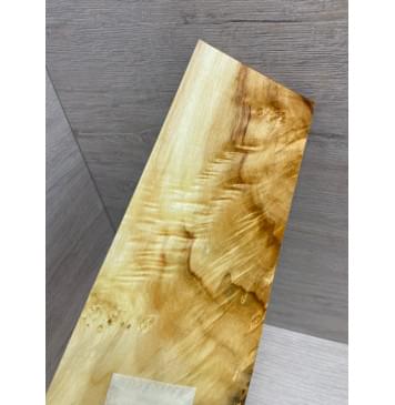 Клён Американский Волнистый заготовка накладки на головку грифа Смешанный ААА Волна АА 6х87-110х210 мм-4