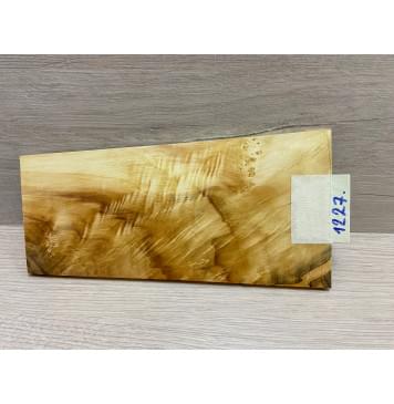 Клён Американский Волнистый заготовка накладки на головку грифа Смешанный ААА Волна АА 6х87-110х210 мм-0