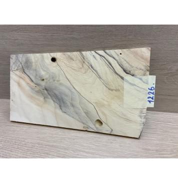 Клён Американский Spalted заготовка накладки на головку грифа Смешанный ААА 5.5х110-1300х210 мм-0