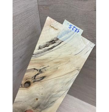 Клён Американский Spalted заготовка накладки на головку грифа Смешанный ААА 6.5х88-118х200 мм-3