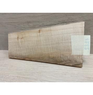 Клён Американский Волнистый заготовка накладки на головку грифа Смешанный А Волна ААА 4,5х70-110х190 мм-1