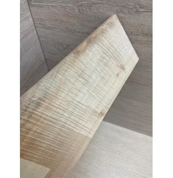 Клён Американский Волнистый заготовка накладки на головку грифа Смешанный А Волна ААА 4,5х70-110х190 мм-2