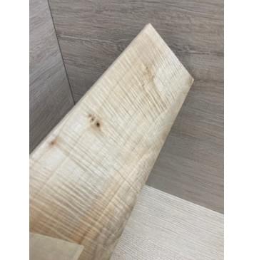 Клён Американский Волнистый заготовка накладки на головку грифа Смешанный А Волна ААА 4,5х70-110х190 мм-3