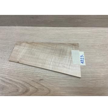 Клён Американский Волнистый заготовка накладки на головку грифа Смешанный ААА Волна ААА 6х70-110х190 мм-7