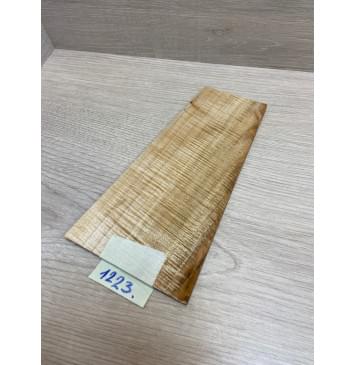 Клён Американский Волнистый заготовка накладки на головку грифа Смешанный ААА Волна ААА 6х70-110х190 мм-3