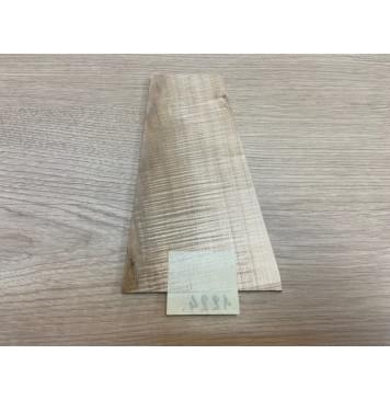 Клён Американский Волнистый заготовка накладки на головку грифа Смешанный АА Волна ААА 6х70-110х190 мм-6