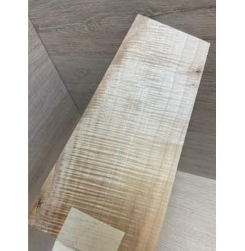 Клён Американский Волнистый заготовка накладки на головку грифа Смешанный АА Волна ААА 6х70-110х190 мм-4