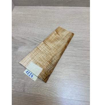 Клён Американский Волнистый заготовка накладки на головку грифа Смешанный АА Волна ААА 6х70-110х190 мм-3