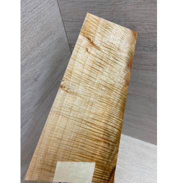 Клён Американский Волнистый заготовка накладки на головку грифа Смешанный АА Волна ААА 6х70-110х190 мм-1