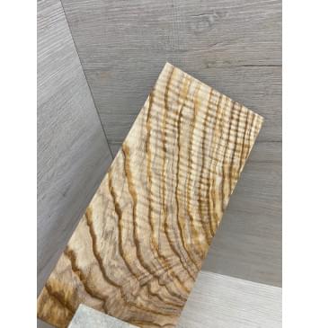 Ясень Оливковый Волнистый заготовка накладки на головку грифа Смешанный ААА Волна ААА 5х103х215 мм-1