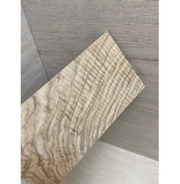 Ясень Оливковый Волнистый заготовка накладки на головку грифа Смешанный ААА Волна ААА 5х103х220 мм-5