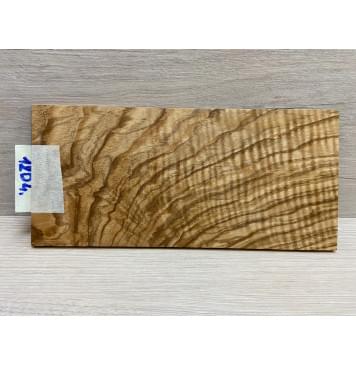 Ясень Оливковый Волнистый заготовка накладки на головку грифа Смешанный ААА Волна ААА 5х103х220 мм-4
