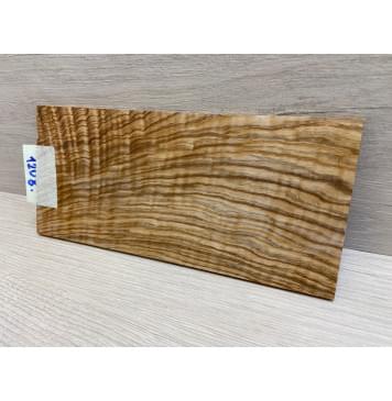 Ясень Оливковый Волнистый заготовка накладки на головку грифа Смешанный ААА Волна ААА 5х103х225 мм-6