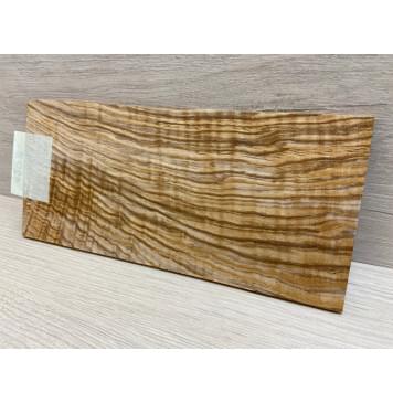Ясень Оливковый Волнистый заготовка накладки на головку грифа Смешанный ААА Волна ААА 5х103х225 мм-5