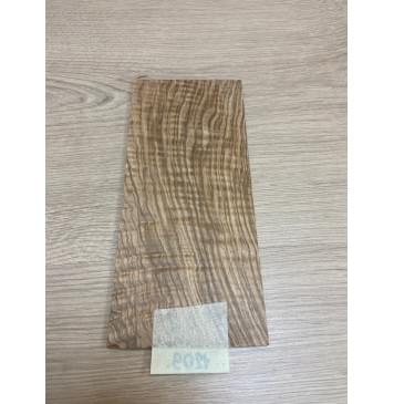 Ясень Оливковый Волнистый заготовка накладки на головку грифа Смешанный ААА Волна ААА 4.5х105х225 мм-6