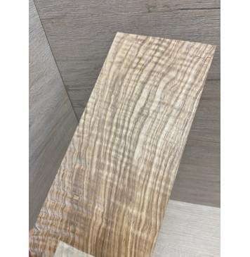 Ясень Оливковый Волнистый заготовка накладки на головку грифа Смешанный ААА Волна ААА 4.5х105х225 мм-5