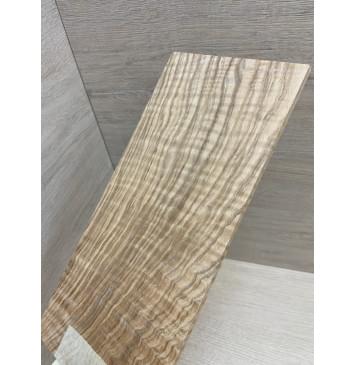 Ясень Оливковый Волнистый заготовка накладки на головку грифа Смешанный ААА Волна ААА 4.5х105х225 мм-4