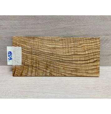 Ясень Оливковый Волнистый заготовка накладки на головку грифа Смешанный ААА Волна ААА 4.5х105х225 мм-3