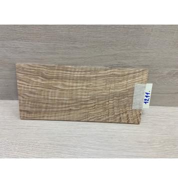 Ясень Оливковый Волнистый заготовка накладки на головку грифа Смешанный ААА Волна ААА 4.5х105х225 мм-3