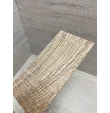 Ясень Оливковый Волнистый заготовка накладки на головку грифа Смешанный ААА Волна ААА 4.5х105х225 мм-4