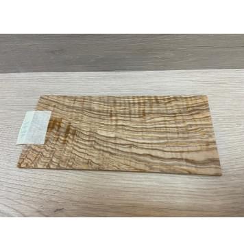 Ясень Оливковый Волнистый заготовка накладки на головку грифа Смешанный ААА Волна ААА 4.5х105х225 мм-2