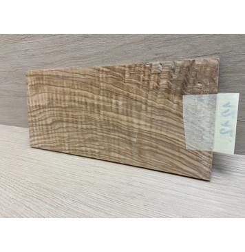Ясень Оливковый Волнистый заготовка накладки на головку грифа Смешанный ААА Волна ААА 5х105х225 мм-6