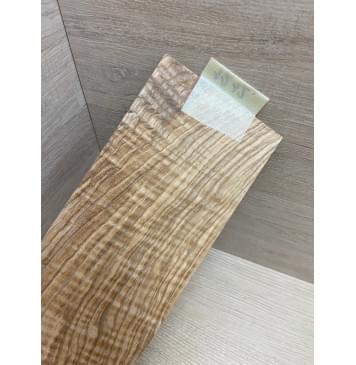 Ясень Оливковый Волнистый заготовка накладки на головку грифа Смешанный ААА Волна ААА 5х105х225 мм-5