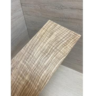 Ясень Оливковый Волнистый заготовка накладки на головку грифа Смешанный ААА Волна ААА 5х105х225 мм-4