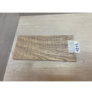 Ясень Оливковый Волнистый заготовка накладки на головку грифа Смешанный ААА Волна ААА 5х105х225 мм-2