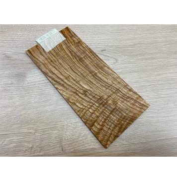 Ясень Оливковый Волнистый заготовка накладки на головку грифа Смешанный ААА Волна ААА 5х105х225 мм-6
