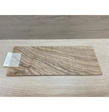 Ясень Оливковый Волнистый заготовка накладки на головку грифа Смешанный А Волна АА 4х105х255 мм-7