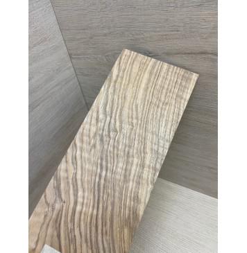 Ясень Оливковый Волнистый заготовка накладки на головку грифа Смешанный А Волна АА 4х105х255 мм-5