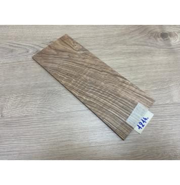 Ясень Оливковый Волнистый заготовка накладки на головку грифа Смешанный А Волна АА 3х105х255 мм-1