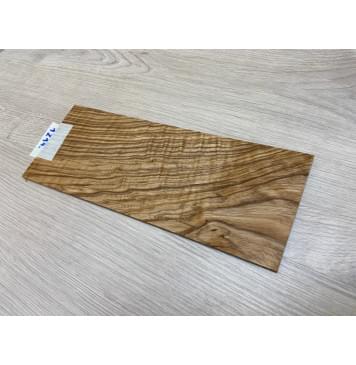 Ясень Оливковый Волнистый заготовка накладки на головку грифа Смешанный А Волна АА 3х105х255 мм-5