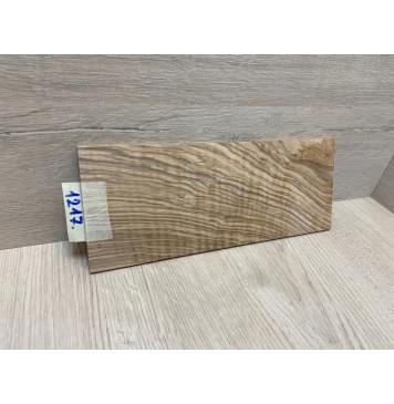 Ясень Оливковый Волнистый заготовка накладки на головку грифа Смешанный А Волна АА 4х105х255 мм-2