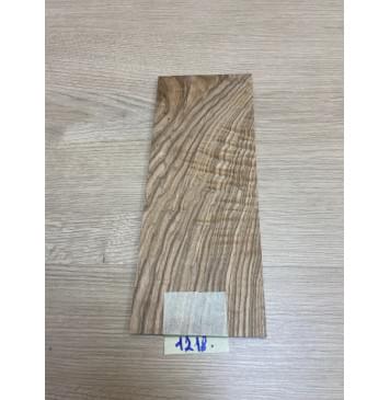 Ясень Оливковый Волнистый заготовка накладки на головку грифа Смешанный А Волна АА 5х105х255 мм-3
