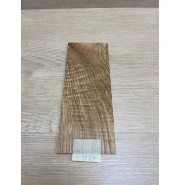 Ясень Оливковый Волнистый заготовка накладки на головку грифа Смешанный А Волна АА 5х105х255 мм-7